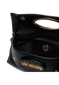 Love Moschino - LOVE MOSCHINO Torebka JC4034PP1LLE100A Czarny. Kolor: czarny. Materiał: skórzane