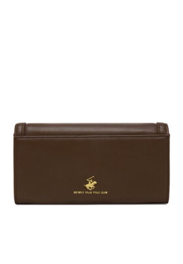 Beverly Hills Polo Club Portfel CWBEO-BHPC-W1-010-SS26 Brązowy. Kolor: brązowy. Materiał: materiał