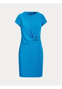 Lauren Ralph Lauren Sukienka koktajlowa 250902772003 Niebieski Regular Fit. Kolor: niebieski. Materiał: syntetyk. Styl: wizytowy #4