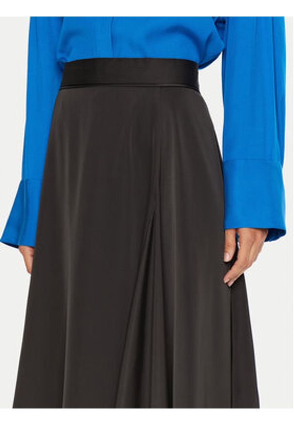 2NDDAY Spódnica midi Barrah 2245150279 Czarny Regular Fit. Kolor: czarny. Materiał: syntetyk