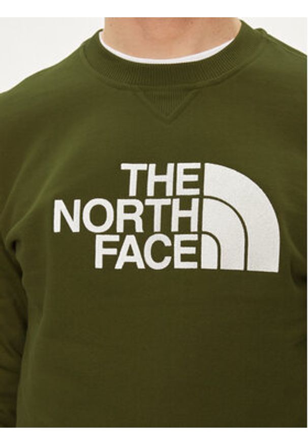 The North Face Bluza Drew Peak NF0A4SVR Zielony Regular Fit. Kolor: zielony. Materiał: bawełna, syntetyk