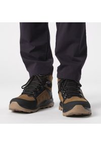 salomon - Buty męskie Salomon Outchill Ts Cswp. Kolor: zielony, czarny, brązowy, wielokolorowy. Materiał: skóra. Szerokość cholewki: normalna