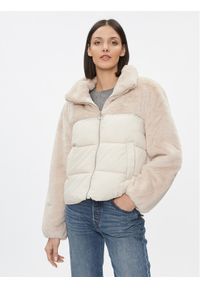 only - ONLY Kurtka zimowa 15292945 Beżowy Regular Fit. Kolor: beżowy. Materiał: syntetyk. Sezon: zima
