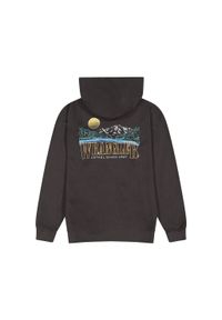 Wrangler - WRANGLER MĘSKA BLUZA HOODIE FADED BLACK 112357336