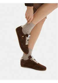 U.S. Polo Assn. Sneakersy EO-CAMMY001W/6S1 Brązowy. Kolor: brązowy. Materiał: skóra, zamsz #4