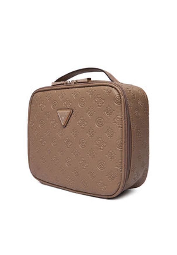 Guess Kosmetyczka TWDP74 52045 Beżowy. Kolor: beżowy. Materiał: skóra