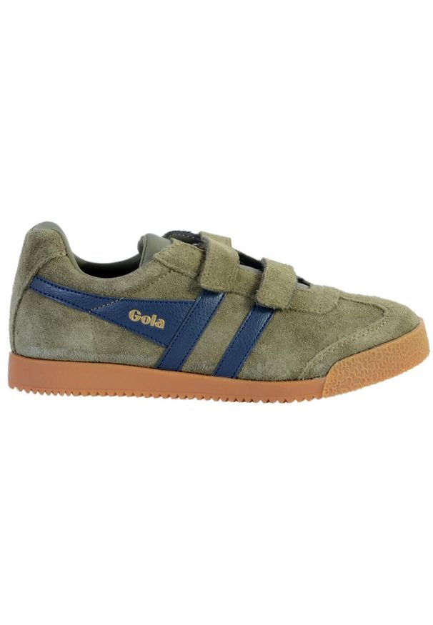 Sneakersy dziecięcy Gola Harrier Velcro. Kolor: szary. Sport: turystyka piesza