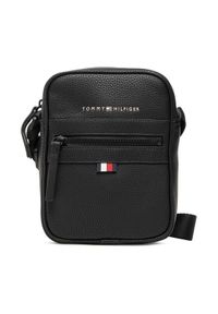 TOMMY HILFIGER - Tommy Hilfiger Saszetka Essential Pu Mini Reporter AM0AM09504 Czarny. Kolor: czarny. Materiał: skóra #1