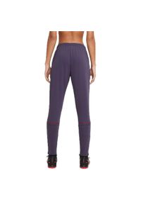 Nike - Damskie Spodnie Do Biegania Academy 21 DriFIT. Kolor: fioletowy. Sport: turystyka piesza