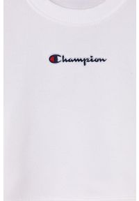 Champion Bluza dziecięca 404069 kolor biały z aplikacją. Kolor: biały. Materiał: dzianina. Wzór: aplikacja #2