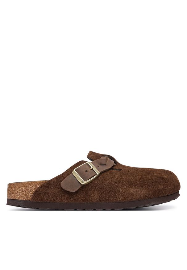 Klapki Birkenstock. Kolor: brązowy