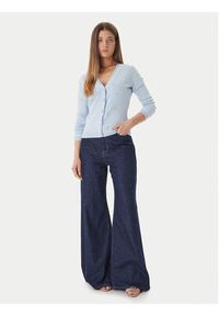 Guess Kardigan W6GR18 Z0605 Niebieski Regular Fit. Kolor: niebieski. Materiał: wiskoza #3