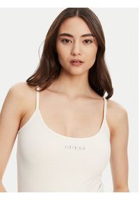 Guess Top V5RP09 KCD02 Écru Regular Fit. Materiał: syntetyk #5