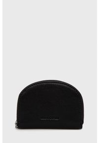 Marc O'Polo portfel skórzany damski kolor czarny. Kolor: czarny. Materiał: skóra. Wzór: gładki