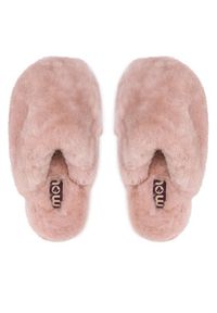 Mou Kapcie Closed Toe Sheepskin Slipper FW161000L Różowy. Kolor: różowy. Materiał: skóra #9