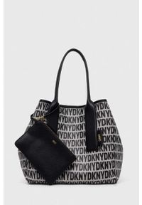 DKNY - Dkny torebka kolor czarny. Kolor: czarny. Rodzaj torebki: na ramię #1