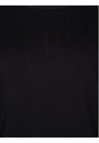 Zizzi Tunika M61099A Czarny Regular Fit. Kolor: czarny. Materiał: wiskoza #3