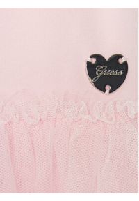 Guess Sukienka elegancka A4RK02 KC4T0 Różowy Regular Fit. Kolor: różowy. Materiał: syntetyk. Styl: elegancki #4