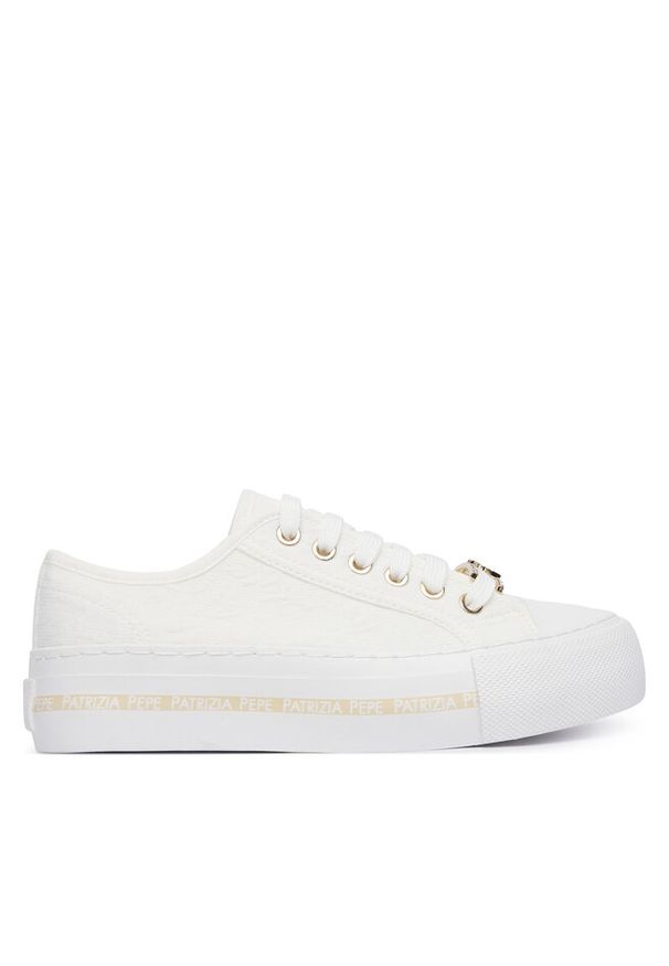 Sneakersy Patrizia Pepe. Kolor: biały