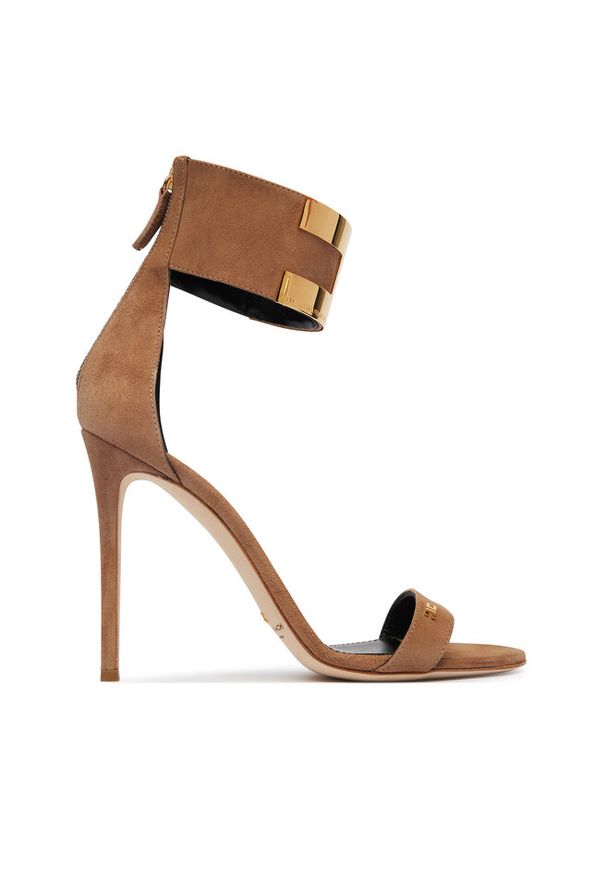 Sandały Elisabetta Franchi. Kolor: brązowy