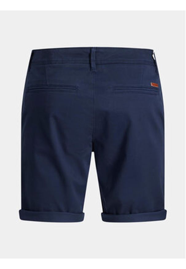 Jack & Jones - Jack&Jones Szorty materiałowe Bowie 12165604 Granatowy Regular Fit. Kolor: niebieski. Materiał: bawełna