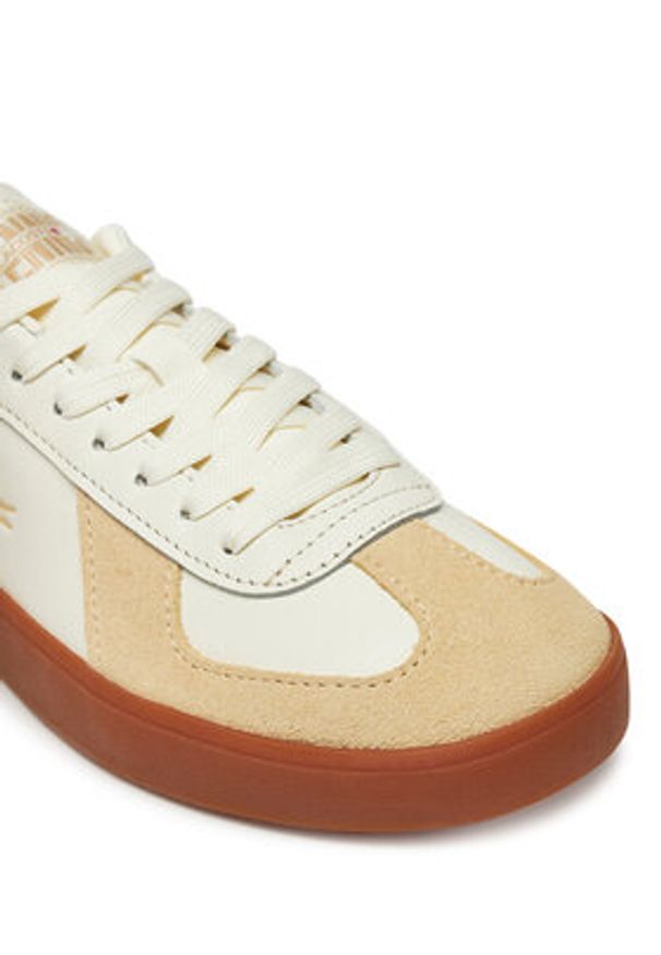 Lacoste Sneakersy Baseshot 7-49SFA0030 Żółty. Kolor: żółty. Materiał: skóra