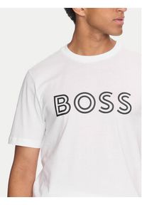 BOSS - Boss T-Shirt 50519358 Biały Regular Fit. Kolor: biały. Materiał: bawełna