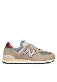 New Balance Sneakersy U574SKB M Brązowy. Kolor: brązowy. Materiał: nubuk, skóra. Model: New Balance 574