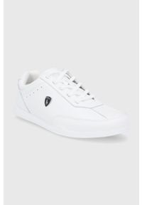 Polo Ralph Lauren Buty skórzane Irvine 809806258004 kolor biały. Nosek buta: okrągły. Zapięcie: sznurówki. Kolor: biały. Materiał: skóra #4