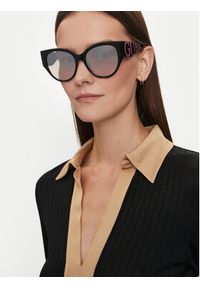Guess Okulary przeciwsłoneczne GF6118 Czarny. Kolor: czarny