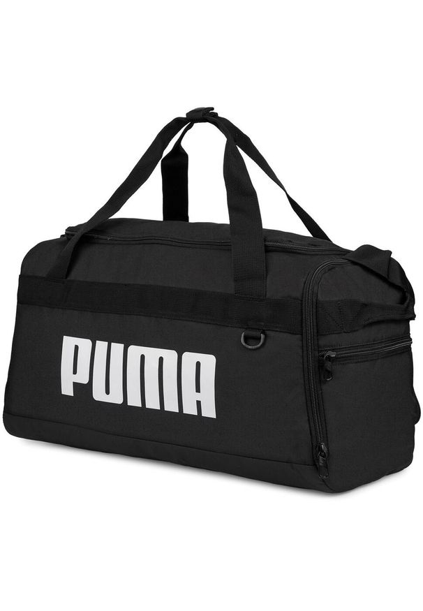 Puma - Torba sportowa treningowa na siłownię basen trening czarna PUMA. Kolor: czarny. Sport: fitness, pływanie