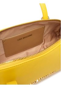 Love Moschino - LOVE MOSCHINO Torebka JC4101PP1OLY0411 Żółty. Kolor: żółty. Materiał: skórzane #3