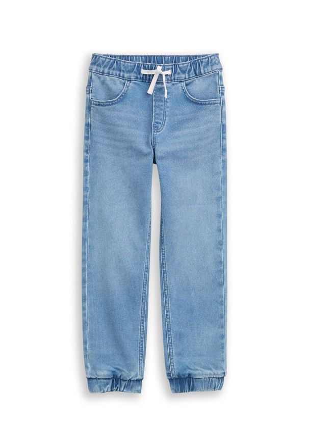 bonprix - Jeansy z gumką w talii regular fit marki Tom Tailor. Kolor: niebieski