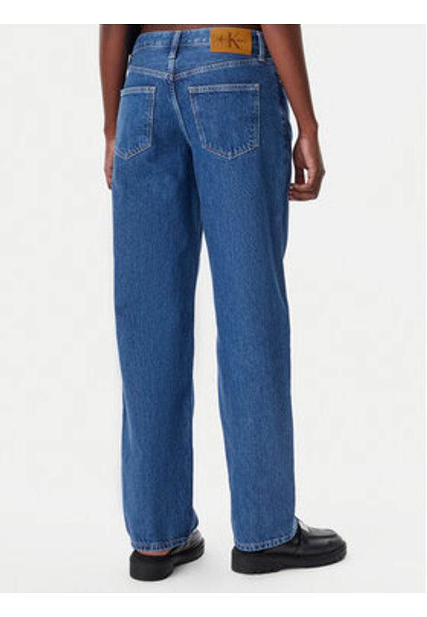 Calvin Klein Jeans Jeansy 90's J20J225134 Granatowy Loose Fit. Kolor: niebieski