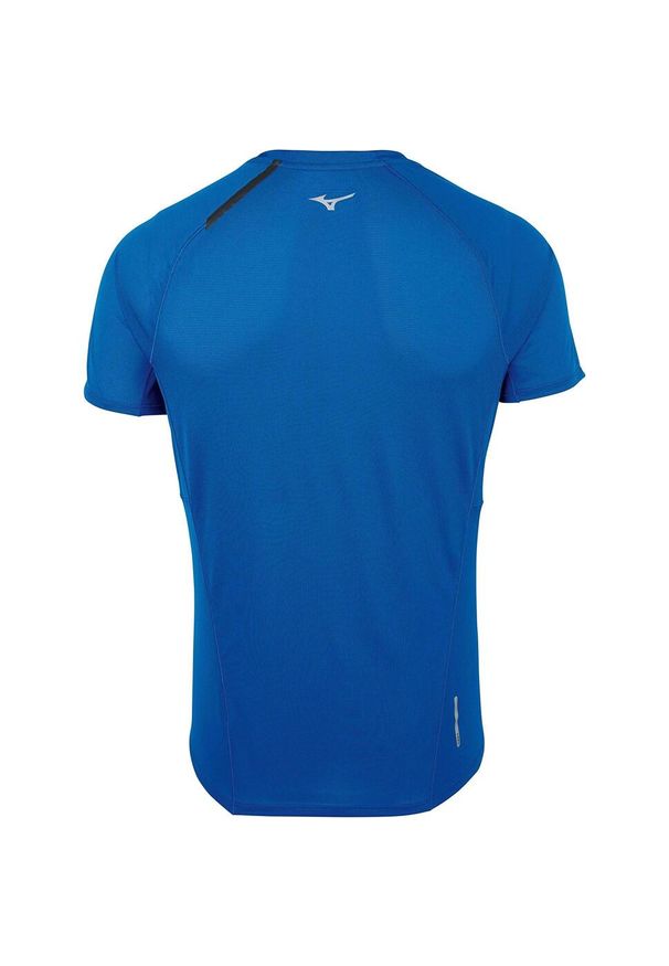 Mizuno - T-shirt Męski Premium Aero. Kolor: niebieski. Sport: turystyka piesza