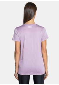 Koszulka damska Under Armour Tech Ssv Twist (1258568-699). Kolor: fioletowy. Materiał: materiał #2