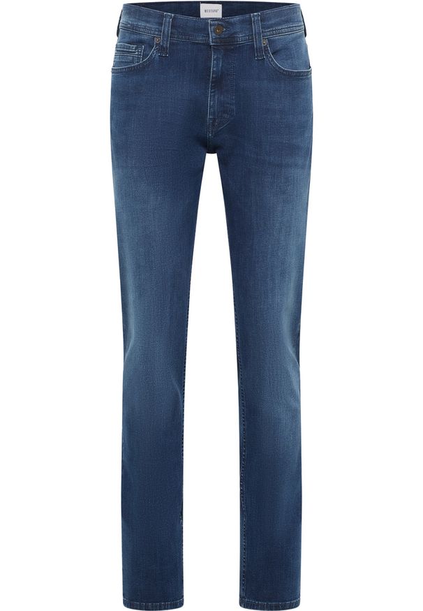 Męskie Spodnie Jeansowe Mustang Style Vegas Slim Denim Blue 1016309 5000 502