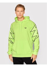 Adidas - adidas Bluza Sprt Lightning HE4716 Zielony Regular Fit. Kolor: zielony. Materiał: bawełna