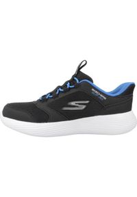 skechers - Kapcie SKECHERS RUN 400 V2 TURBO BRISK Czarny. Kolor: czarny. Materiał: syntetyk, tkanina. Styl: sportowy. Model: Skechers Sport. Sport: bieganie