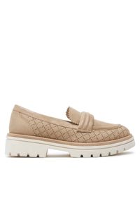 Loafersy Caprice. Kolor: beżowy #1