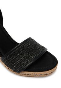 TOMMY HILFIGER - Tommy Hilfiger Espadryle High Wedge Espad FW0FW09471 Czarny. Kolor: czarny. Materiał: syntetyk #3