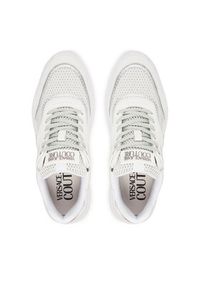 Versace Jeans Couture Sneakersy 79VA3SC4 ZSC79 003 Biały. Kolor: biały. Materiał: skóra