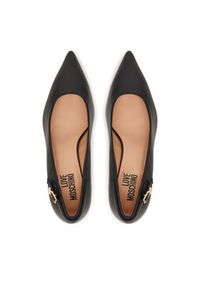Love Moschino - LOVE MOSCHINO Szpilki JA10176G1PIA0000 Czarny. Kolor: czarny. Materiał: skóra. Obcas: na szpilce #6