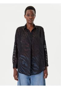French Connection Bluzka 72NZR Czarny Relaxed Fit. Kolor: czarny. Materiał: syntetyk