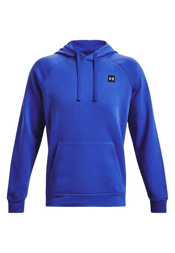 Bluza męska Under Armour Rival Fleece Hoodie. Kolor: niebieski. Sport: bieganie