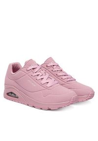 skechers - Skechers Sneakersy Uno 177861/MVE Różowy. Kolor: różowy. Materiał: skóra #5
