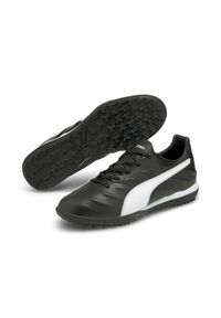 Buty do chodzenia męskie Puma King Pro 21 TT. Zapięcie: sznurówki. Kolor: wielokolorowy, czarny, biały. Materiał: materiał. Szerokość cholewki: normalna. Sport: turystyka piesza #1