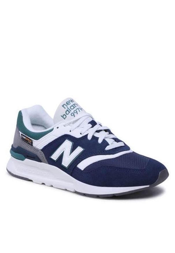 Buty do chodzenia damskie New Balance 997. Zapięcie: sznurówki. Kolor: niebieski. Materiał: materiał, skóra, zamsz. Szerokość cholewki: normalna. Sport: turystyka piesza