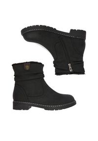 Clara Barson Botki CEO-CORNY H221008 Czarny. Kolor: czarny. Materiał: materiał #3