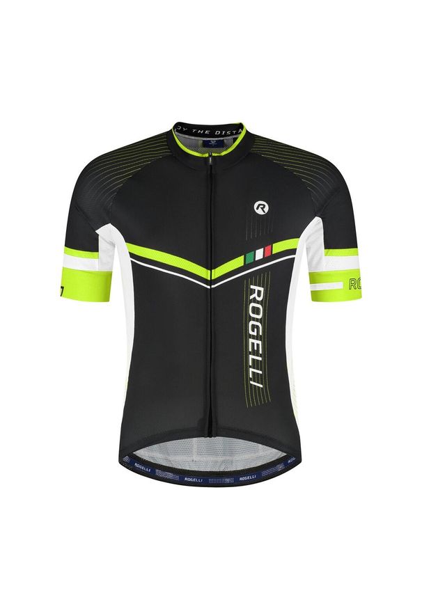 ROGELLI - Koszulka rowerowa męska Rogelli GARA MOSTRO II. Kolor: wielokolorowy, żółty, czarny. Materiał: materiał. Sport: kolarstwo